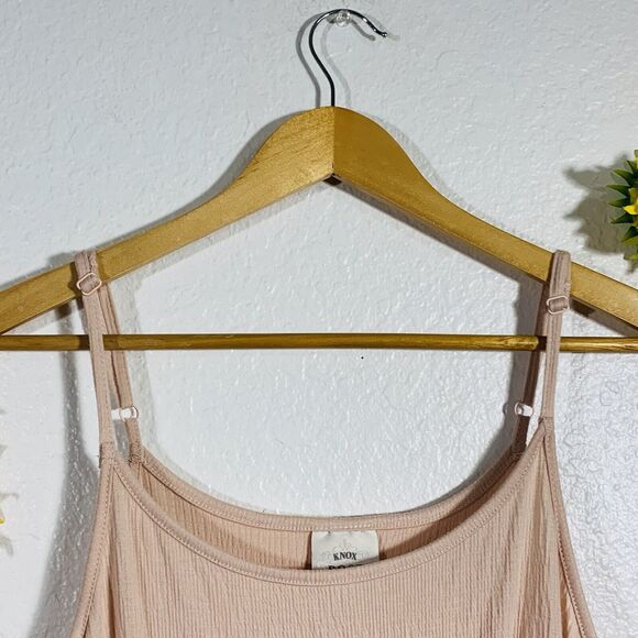 Knox Rose Light Pink Spaghetti Strap Midi Dress Size Large Women’s - Picture 3 of 6